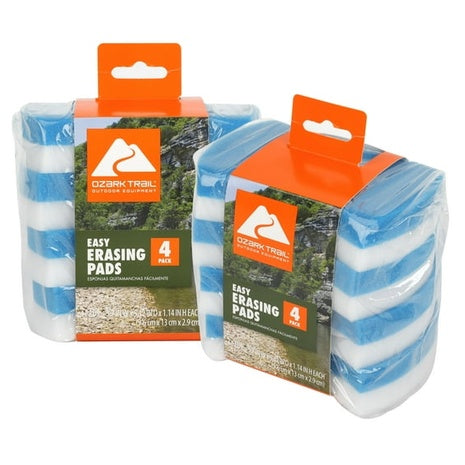 8-Pack Ozark Trail Dual Surface Erasing Sponges