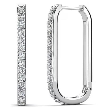 Nadia 18k Gold Plated 24mm Hoop Earrings