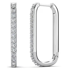 Nadia 18k Gold Plated 24mm Hoop Earrings