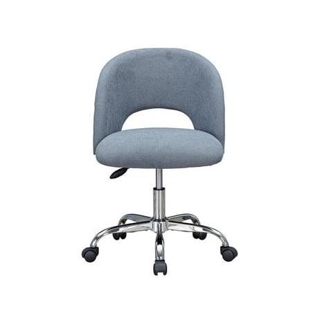 Fabric Upholstered Open Back Office Chair