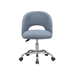 Fabric Upholstered Open Back Office Chair