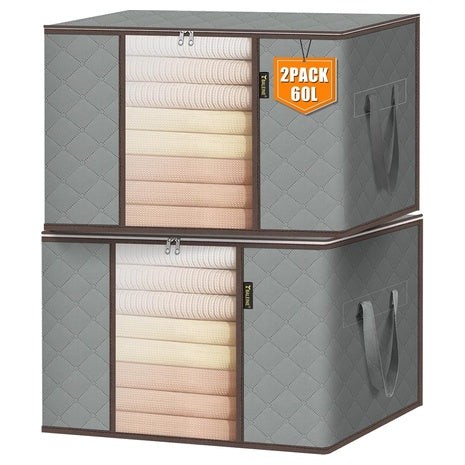 2 16-Gallon Storage Bags with Reinforced Handle