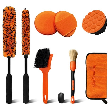 8-Piece YeewayVeh Ultimate Wheel And Tire Brush Detailing Kit