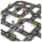 Magnetic Tiles Road Set with Pullback Car