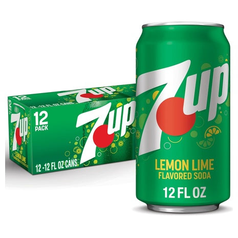 12 Cans 7UP Lemon Lime