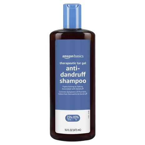 16oz Amazon Basics Therapeutic Plus Coal Tar Anti-Dandruff Shampoo