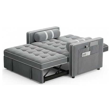 Marsail 3-in-1 Convertible Futon Sleeper Sofa Bed