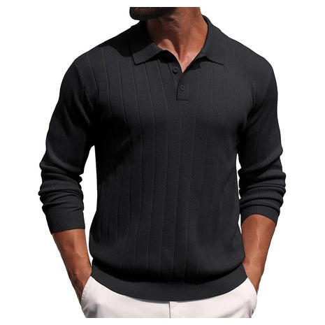 Knit Polo Sweater