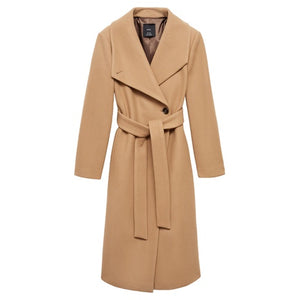 Women's Manteco Wool Coat w/ Belt