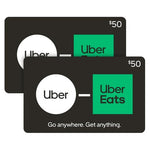 2 $50 Uber/Uber Eats/Postmates eGift Cards
