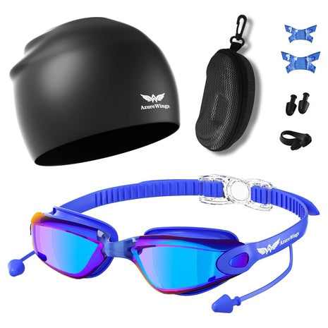 7 In 1 Swim Goggles + Swim Cap For Men & Women (8 Colors)