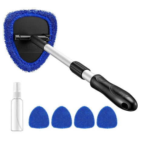 AstroAI Extendable Windshield Cleaner With 4 Microfiber Pads