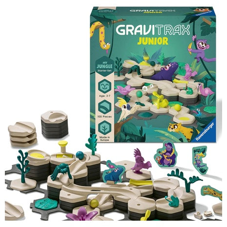 Ravensburger GraviTrax Junior STEM Marble Run Jungle Starter Set