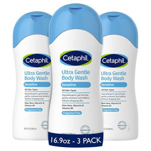 3 Cetaphil Ultra Gentle Body Wash