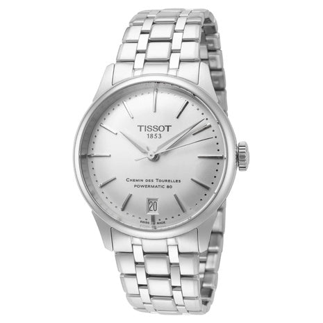 Tissot Chemin Des Tourelles Automatic 34 Mm Silver Dial Women's Watch