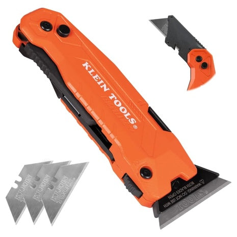 Klein Tools FlickBlade 2-in-1 Utility Knife & Scraper