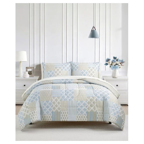 3-Piece Reversible Comforter Sets (Twin, Full/Queen Or King)