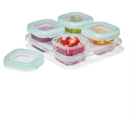 4-Pack OXO Tot Baby Blocks Freezer Storage Containers