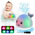 Light-Up Whale Bath Sprinkler Toy