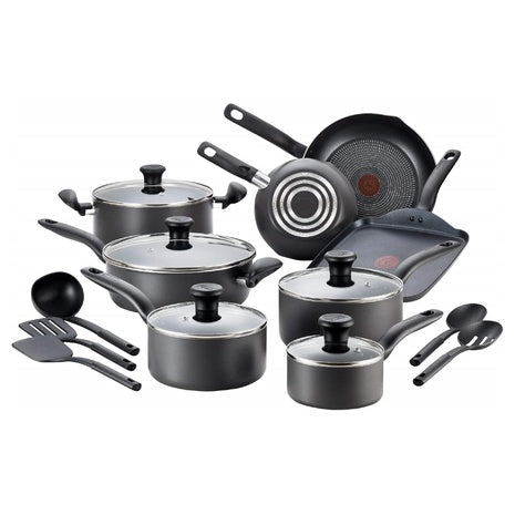 18 Piece T-fal Initiatives Nonstick Cookware Set