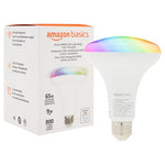 9W Amazon Basics Smart BR30 LED Color Changing Light Bulb