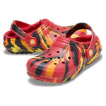 Crocs Kids' Classic Lined Marbled Clog