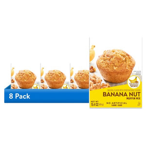 8-Pack Krusteaz Banana Nut Muffin Mix (Kof-K Dairy)