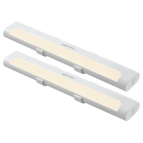 2 Amazon Basics LED Stick On Lights