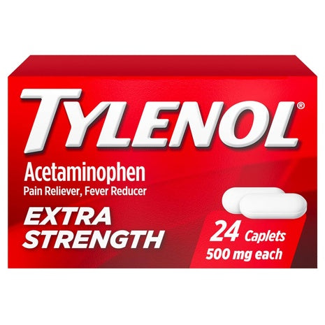 24 Tylenol Extra Strength Caplets