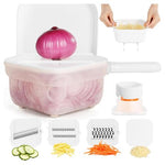 4-in-1 Mandoline Slicer With Drain