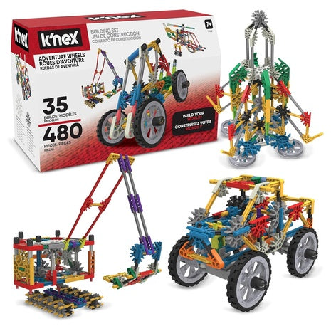 480 Piece K'NEX Adventure Wheels Building Set