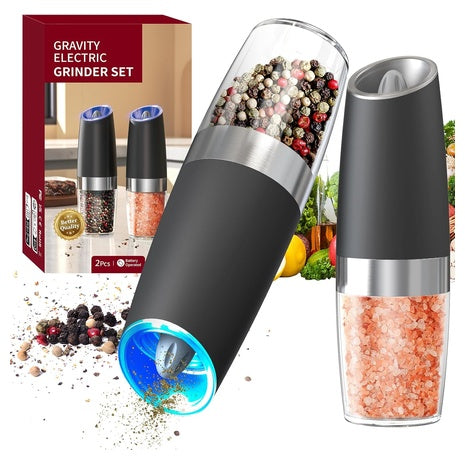 Electric Salt & Pepper Grinder Set
