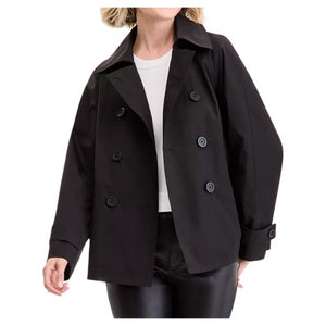 Michael Kors Women's Short Double Breasted Trench Coat