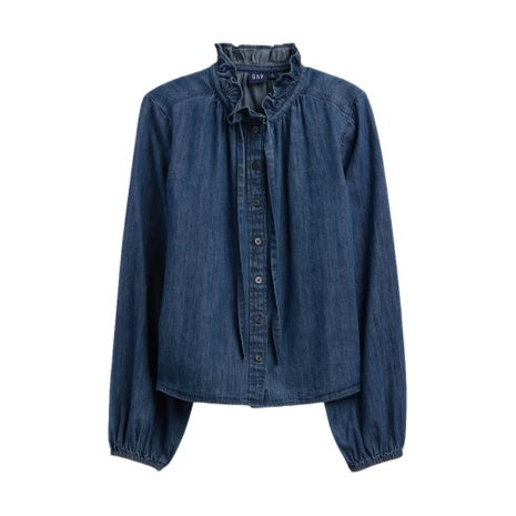 Relaxed Denim Top