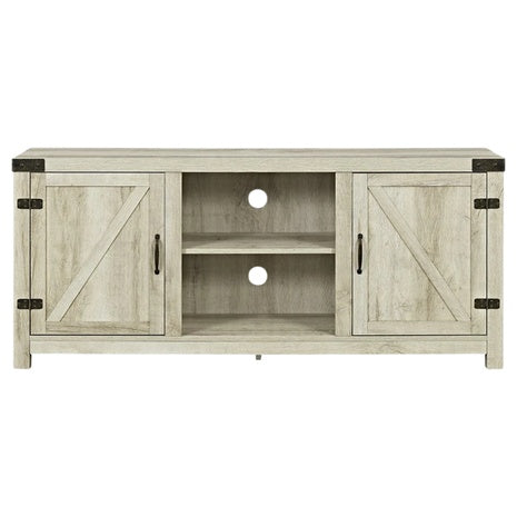 Manor Park Modern Farmhouse Barn Door TV Stand