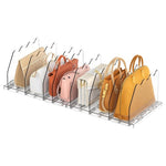 2 Clear Purse Storage Organizers