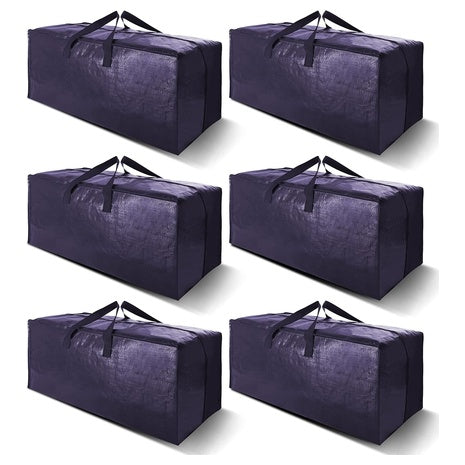 6 Or 12 Heavy Duty Extra Large Moving Bags With Straps