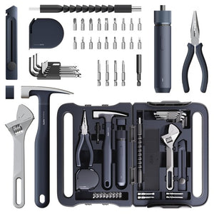 40-Piece Hoto Household Essentials Tool Set w/ Smart Electric Screwdriver