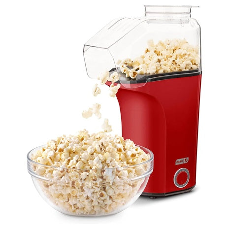 DASH Hot Air Popcorn Popper Maker With 16-Ct Measuring Cups