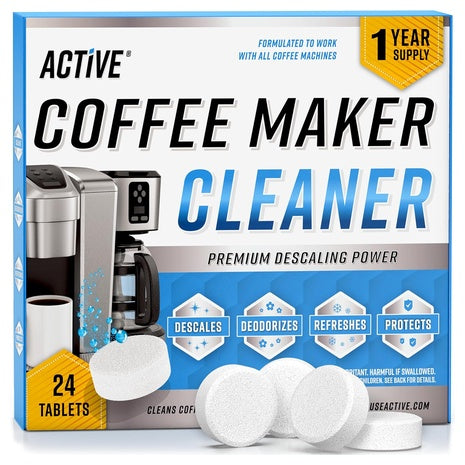 24 Coffee Maker Cleaner Tablets