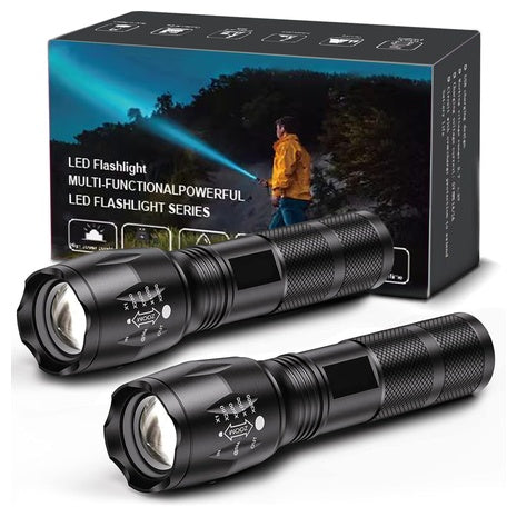 2-Pack Military Grade Flashlight
