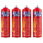 4 Fire Extinguishers With Mount Brackets