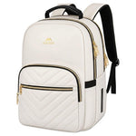 Mattein Anti-Theft Quilted Travel Laptop Backpack