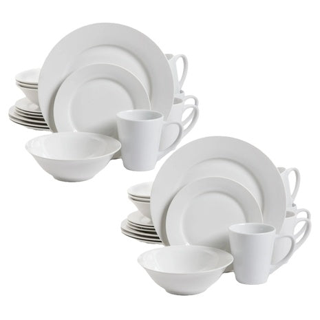 32 Piece Gibson Home Noble Court Dinnerware Set