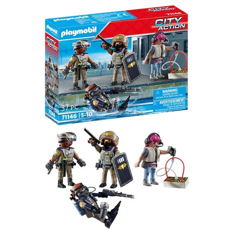 Playmobil Tactical Police Figure Set