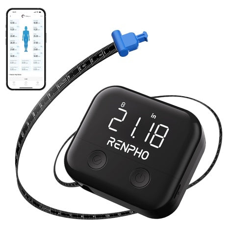 Renpho Rechargeable Smart Body Measuring Tape W/ LED Display