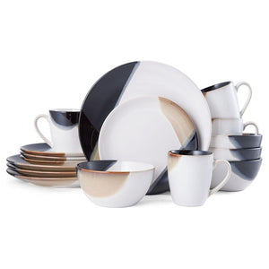 16-Piece Gourmet Basics by Mikasa Caden Dinnerware Set