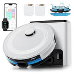 Lefant Robot Vacuum & Mop With Self-Emptying Base