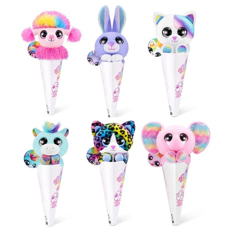 3-Pack Surprise Coco Cone Plush Animals