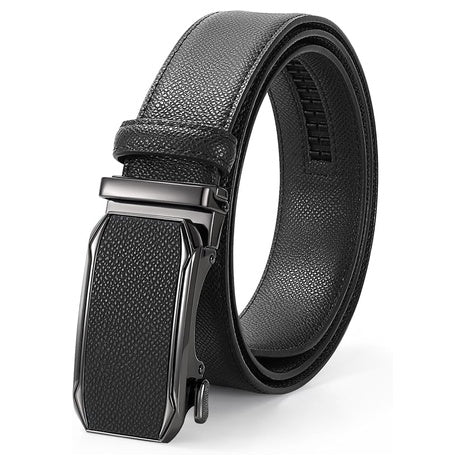 Men's Leather Ratchet Buckle Belt